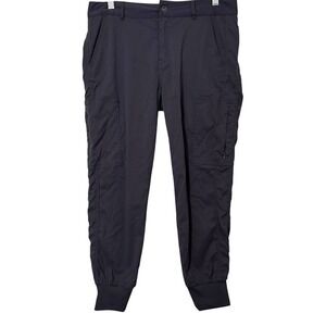 prAna‎ Dark Gray Sky Cannon Jogger Nylon Outdoor Hiking Cargo Pants Womens 8